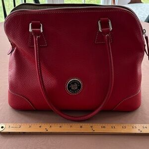 Dooney & Bourke Crimson Leather Shoulder Bag